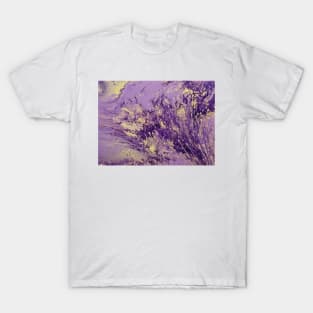 Purple and cream explosive blast T-Shirt